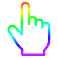 Azure Aura Transparent Rainbow Link