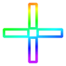 Azure Aura Transparent Rainbow Precision