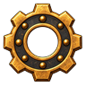 Golden Steampunk Wait
