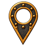 Golden Steampunk Pin