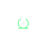 green glowing reticle cursor